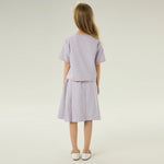 Solid Casual Skirt for Girls