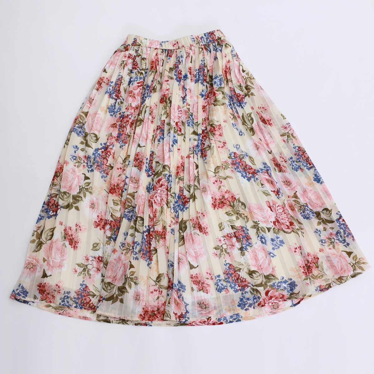 تنورة مزينة بنمط الزهور للنساء