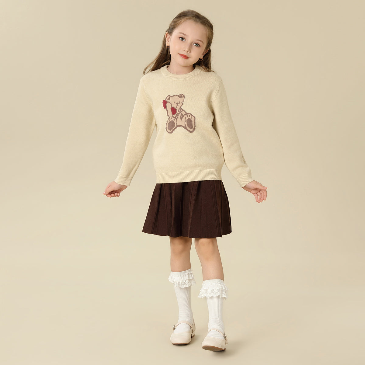 Jacquard Skirt For Girls