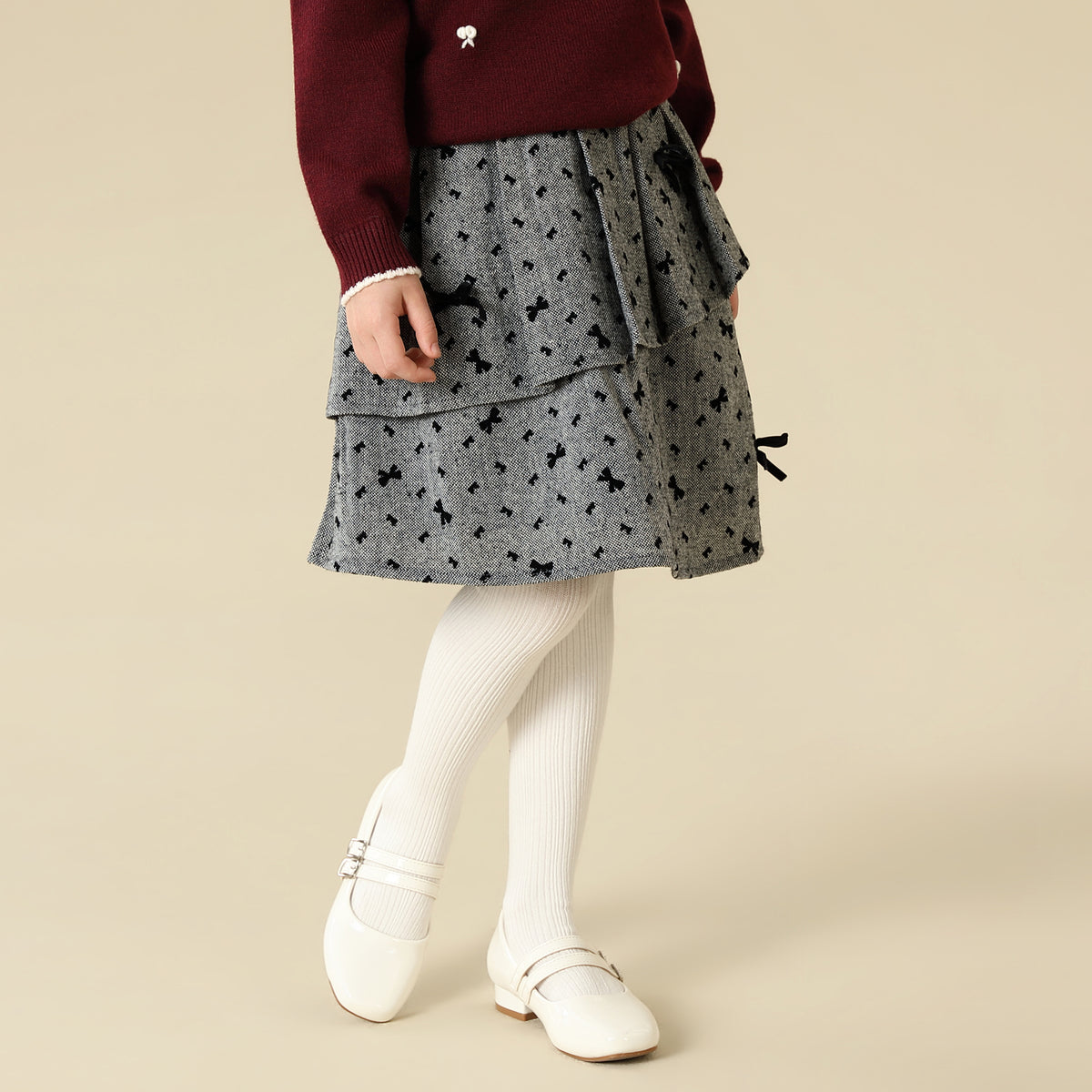 Jacquard Skirt For Girls