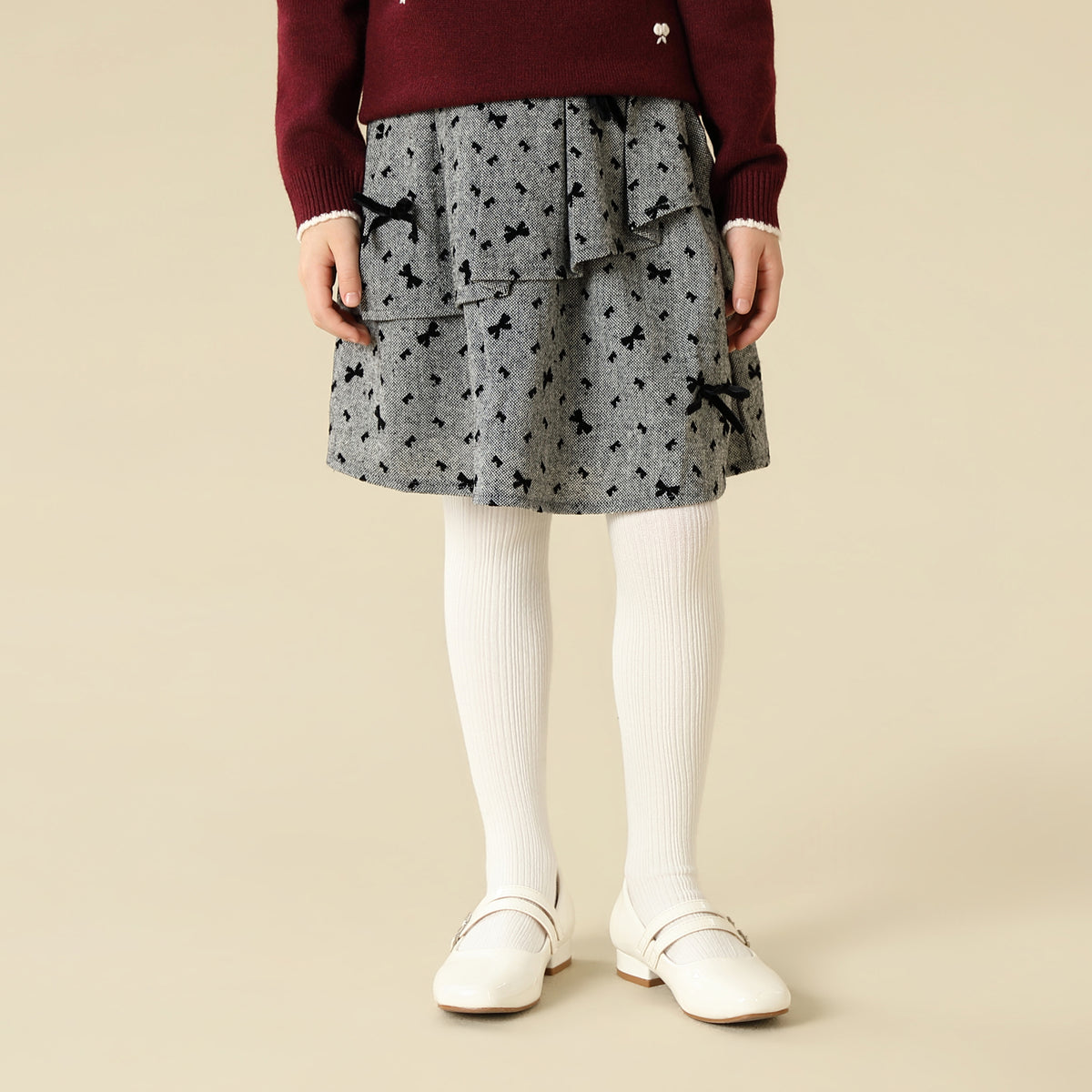 Jacquard Skirt For Girls