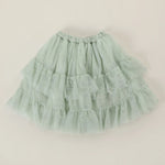 تنورة مزينة بنمط الزهور للبنات