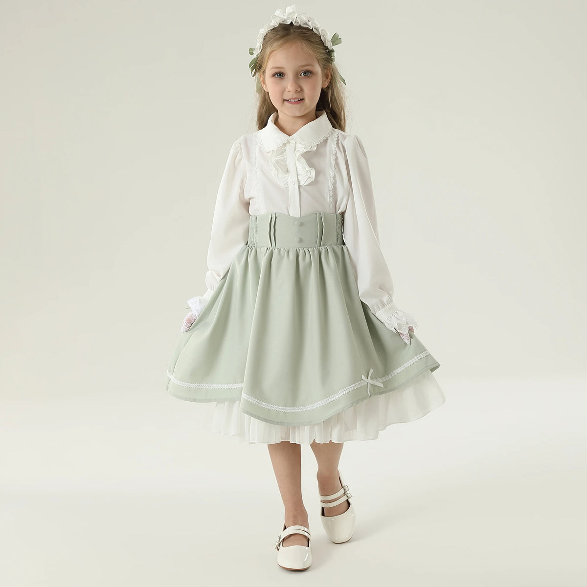 تنورة مطرزه للبنات