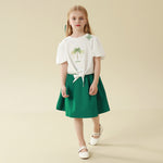 Solid Skirt For Girls