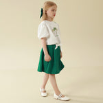 Solid Skirt For Girls