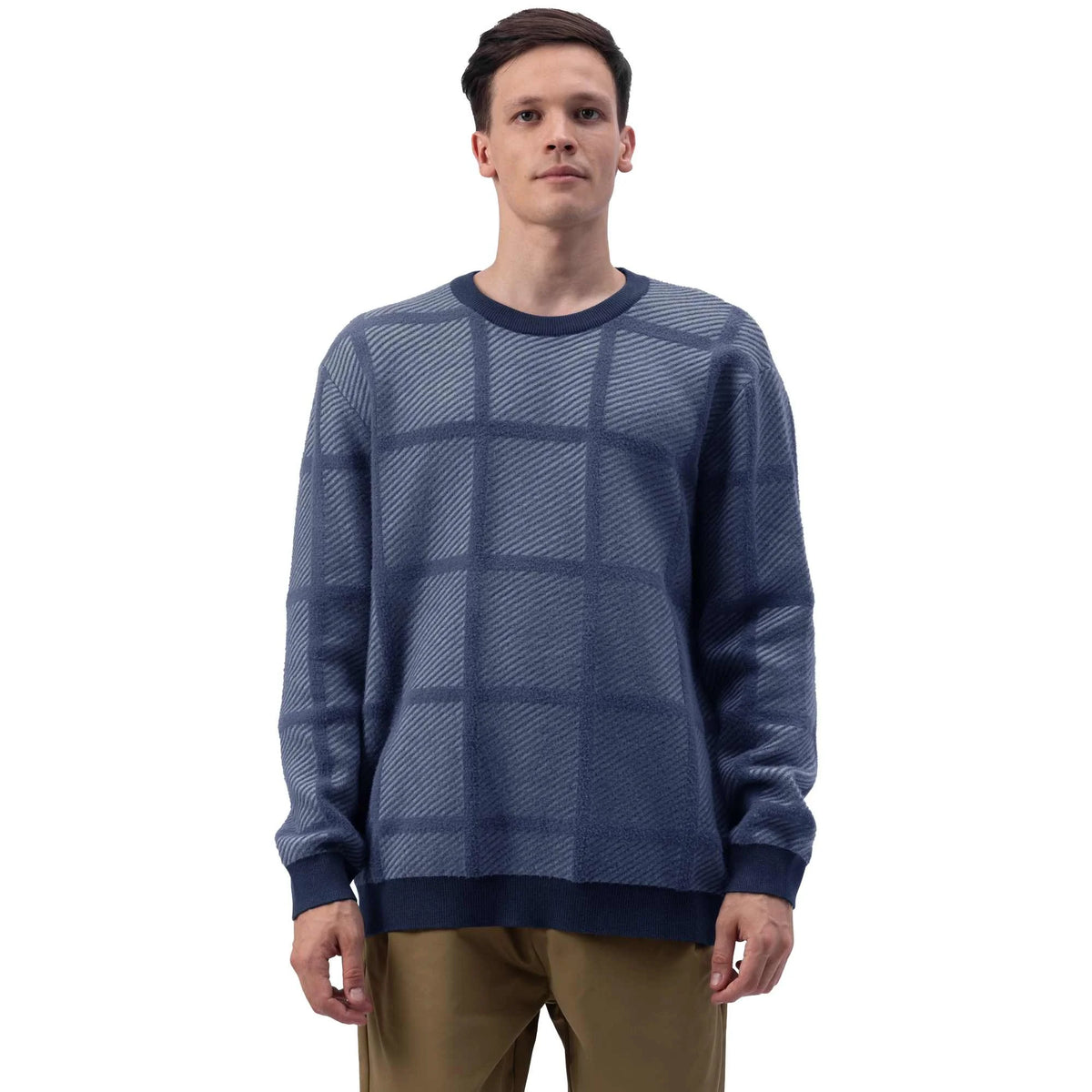 Checked Casual Sweater For Men