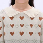 Casual Jacquard Sweater for Girls Image