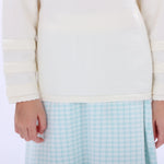 Casual Plain Sweater for Girls Image
