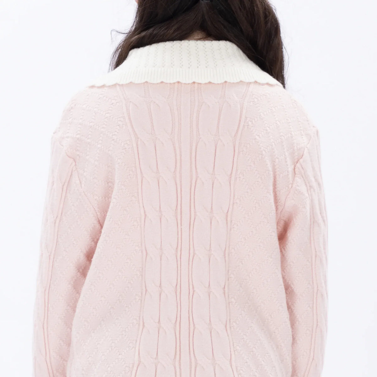 Casual Jacquard Sweater for Girls Image