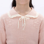 Casual Floral Sweater for Girls Image