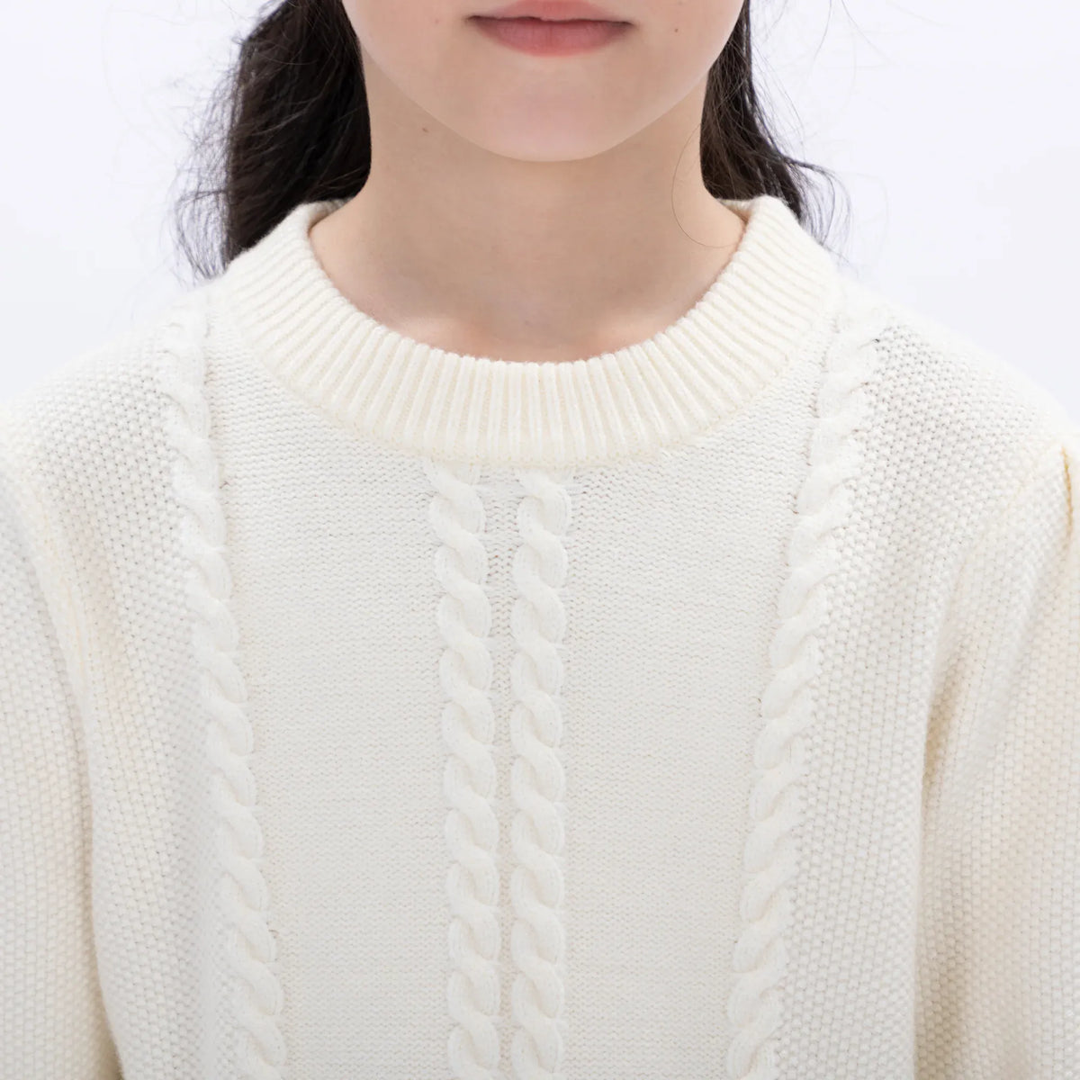 Casual Jacquard Sweater for Girls Image