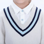 Casual Color-Blocked Sweater for Boys Image
