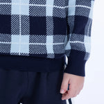 Casual Checked Sweater for Boys Image