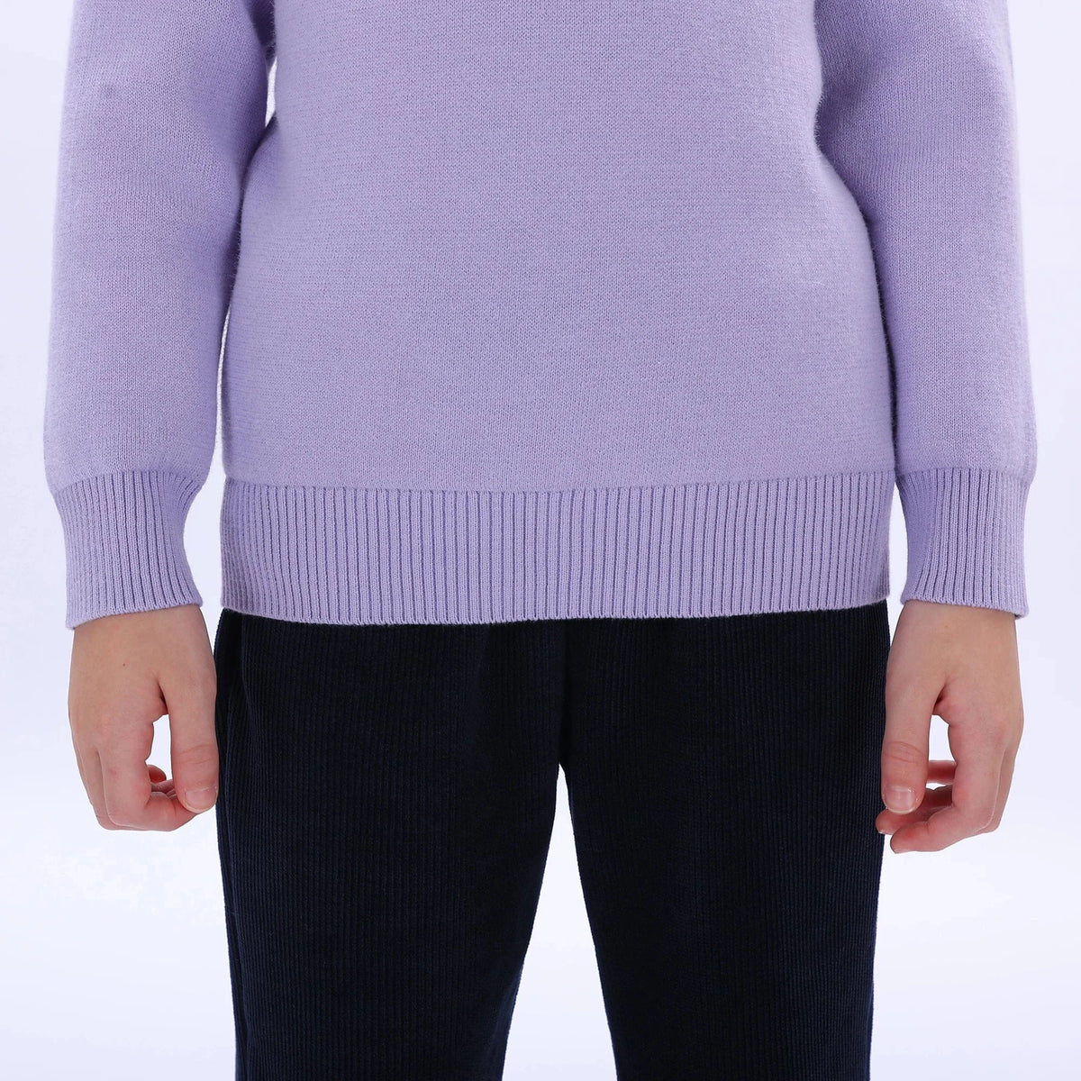 Casual Printed Sweater for Girls Image