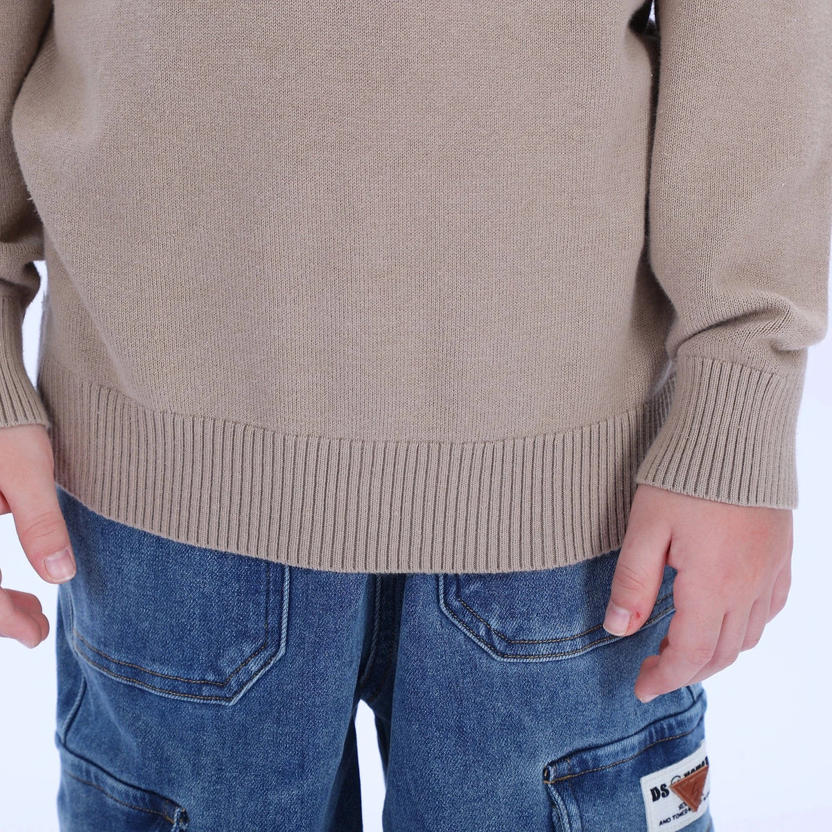 Casual Printed Sweater for Boys Image