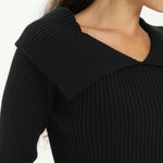 Elegant Plain Sweater for Women Image