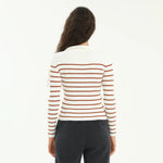 Elegant Striped Sweater for Women Image