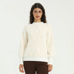 Elegant Jacquard Sweater for Women Image