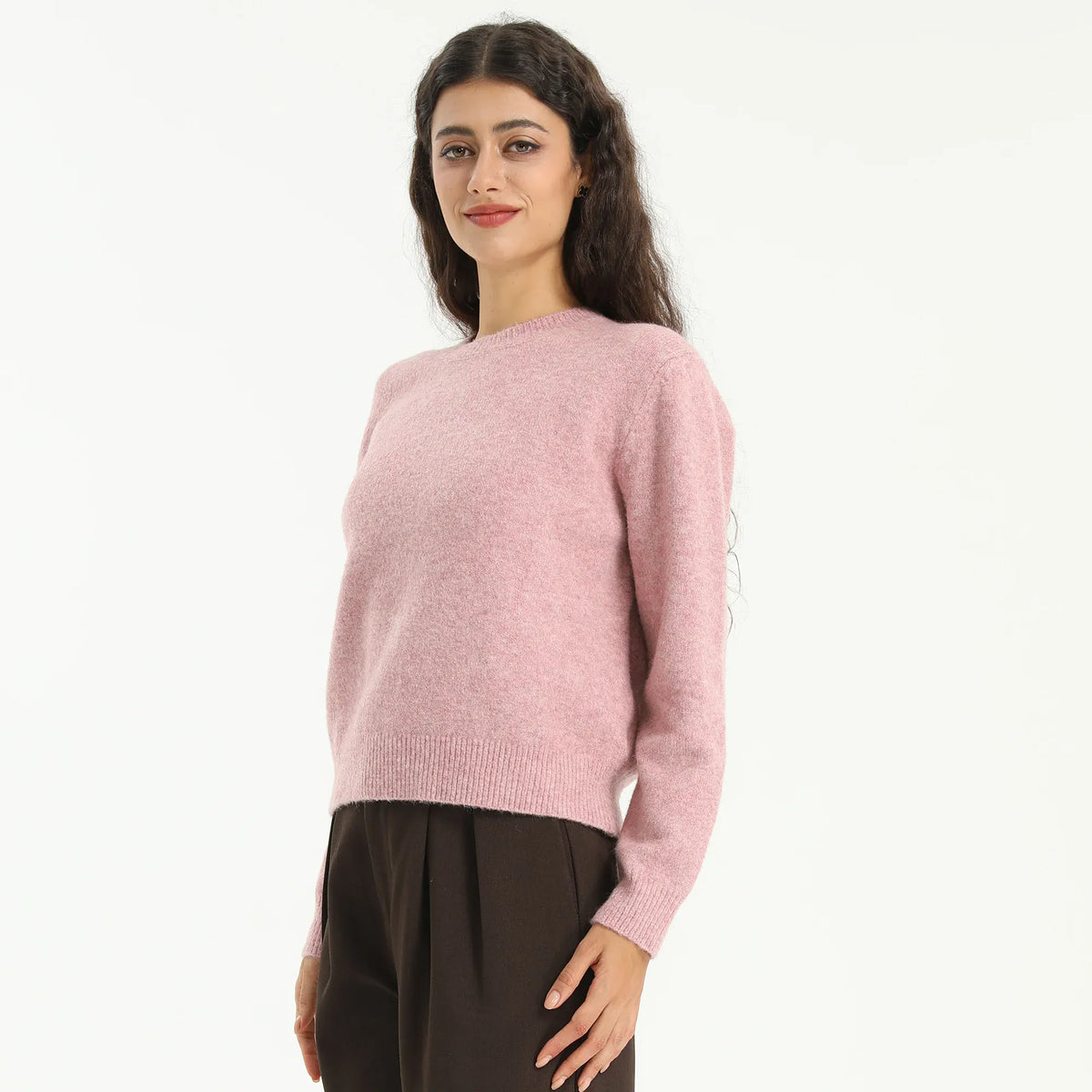 Elegant Solid Sweater for Women Image