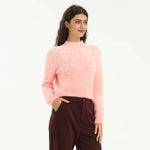 Elegant Solid Sweater for Women Image