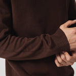 Casual Plain Sweater for Men Image