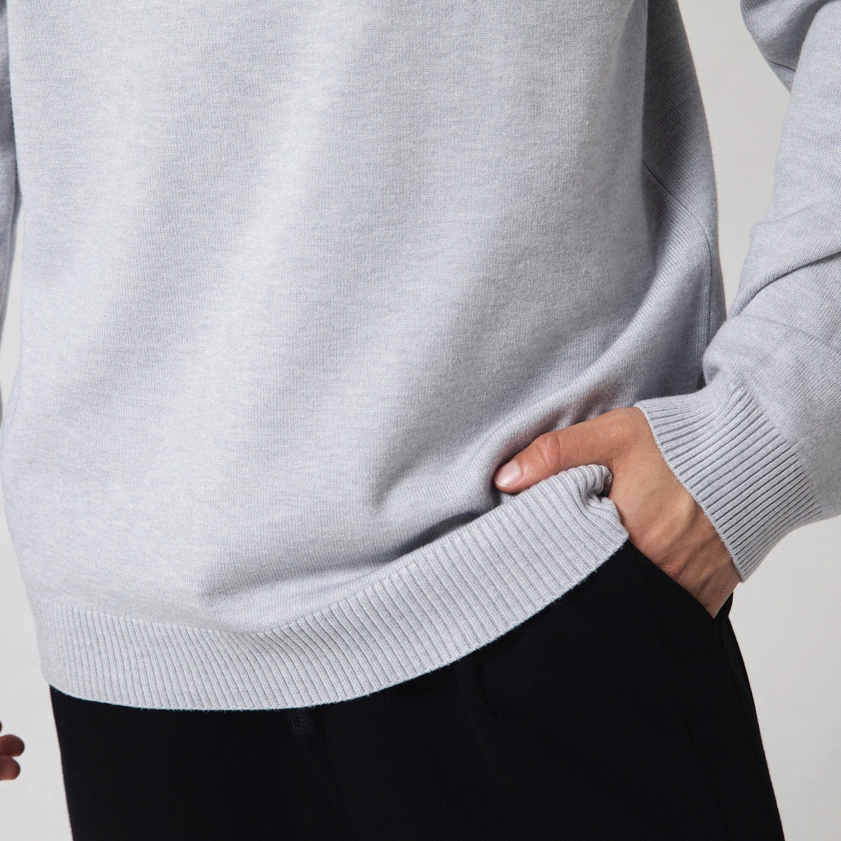 Casual Plain Sweater for Men Image