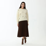 Elegant Floral Sweater for Women Image