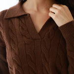 Elegant Jacquard Sweater for Women Image