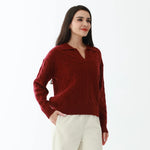 Elegant Jacquard Sweater for Women Image