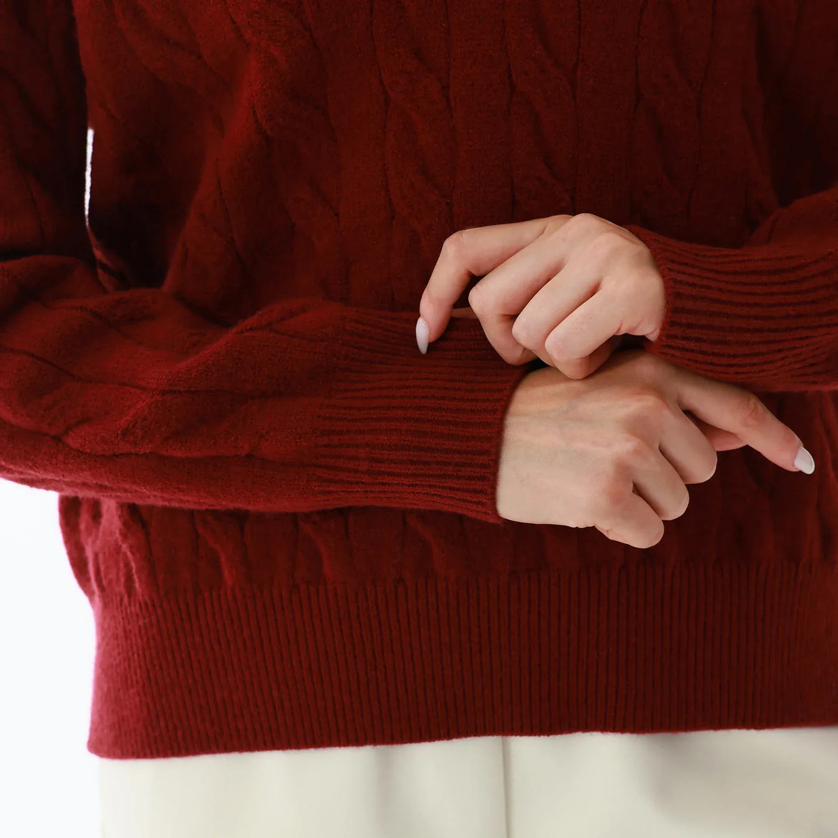 Elegant Jacquard Sweater for Women Image