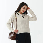 Elegant Jacquard Sweater for Women Image