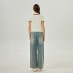 تيشيرت كاجوال مطرز للنساء