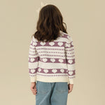 Prominent Print Sweater For Girls
