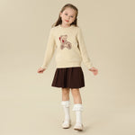 Prominent Print sweater For Girls