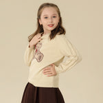 Prominent Print sweater For Girls