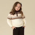 Prominent Print sweater For Girls