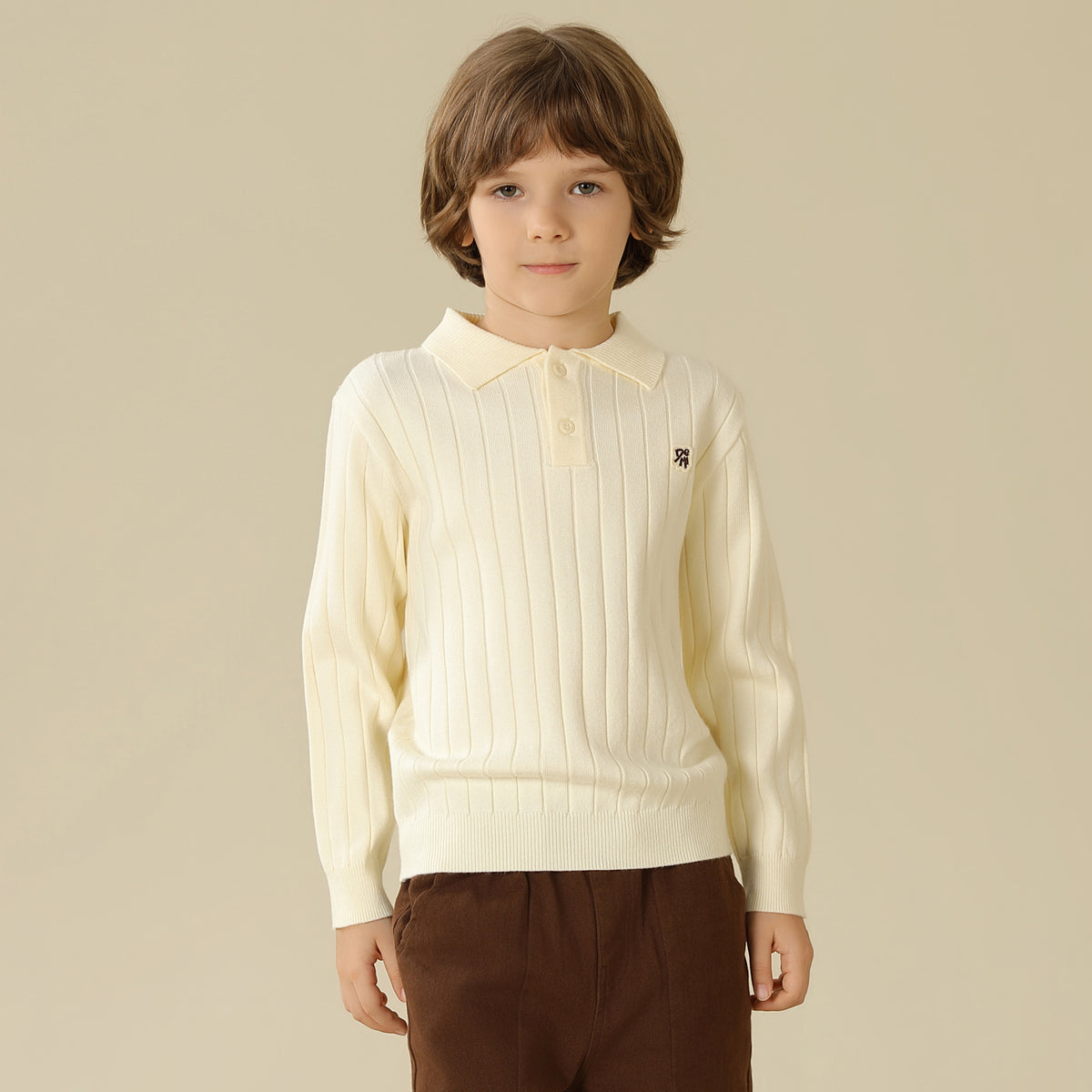 Badge Sweater For Boys