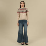 Prominent Print Sweater For Women
