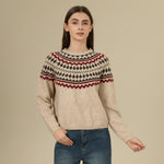 Prominent Print Sweater For Women