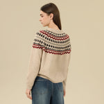 Prominent Print Sweater For Women