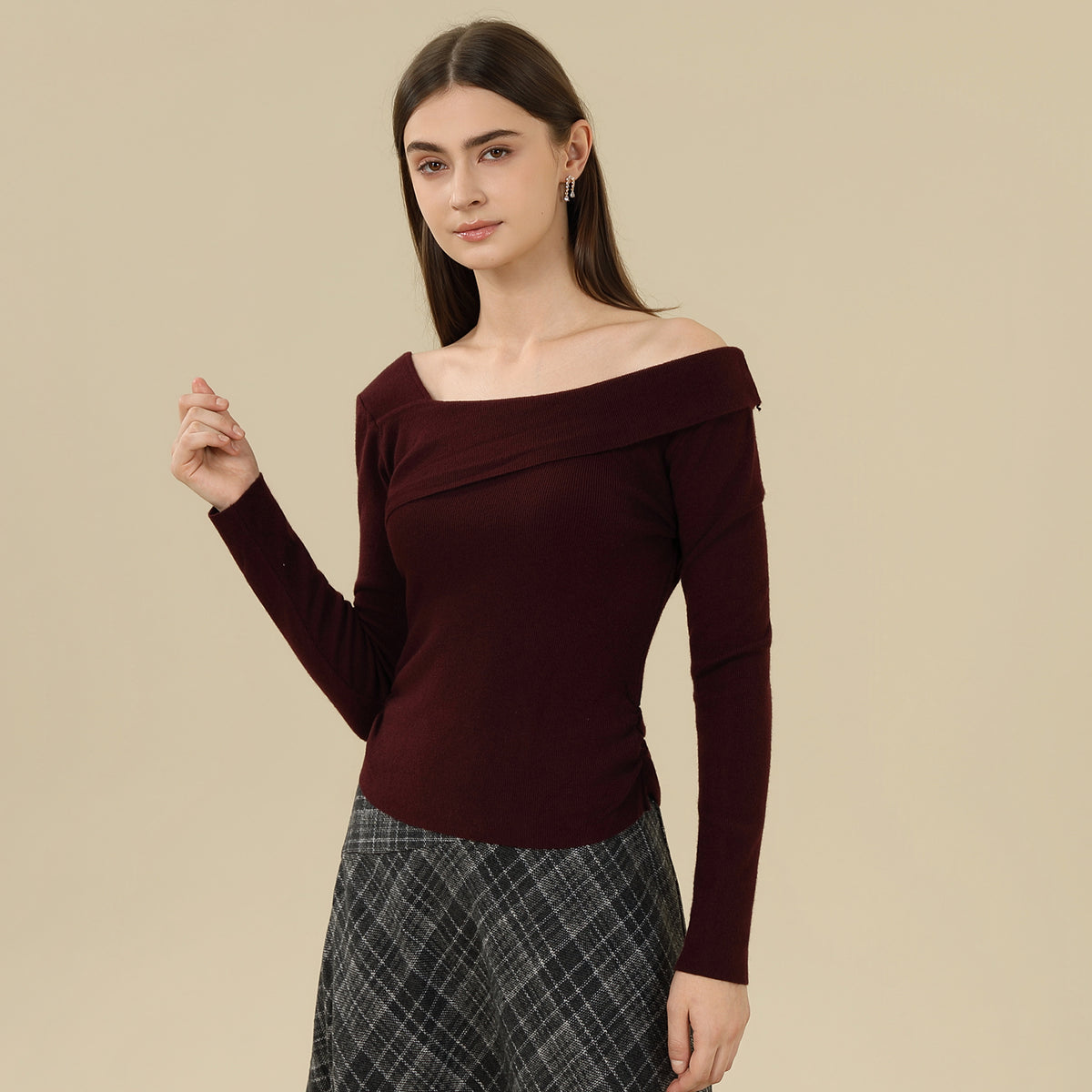 Plain Sweater For Women