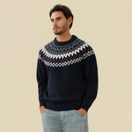 Prominent Print Sweater For Men