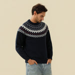 Prominent Print Sweater For Men