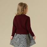 Prominent Print Sweater For Girls