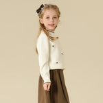 Prominent Print Sweater For Girls
