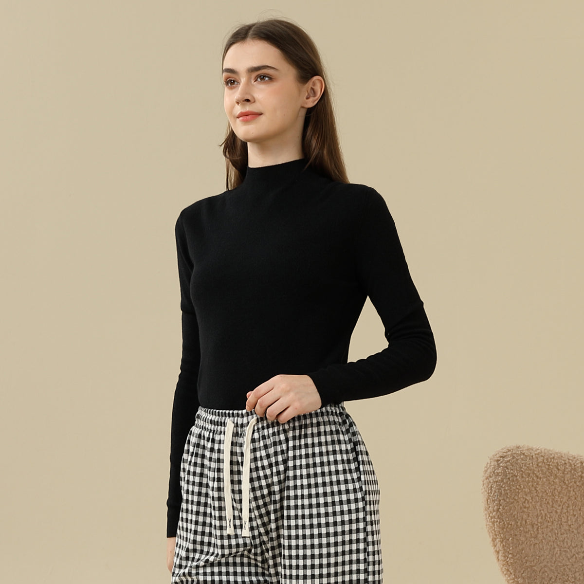 Plain Sweater For Women
