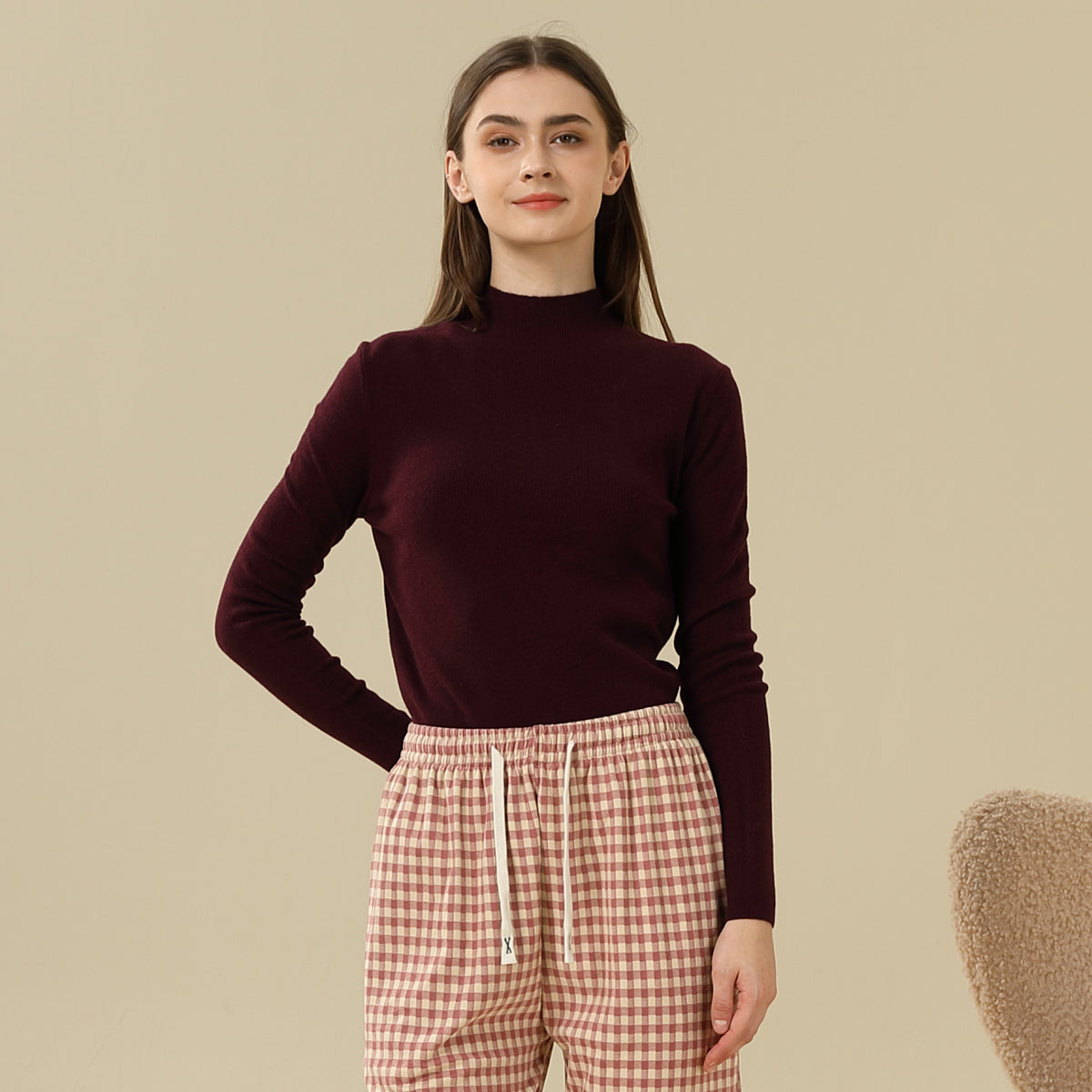 Plain Sweater For Women