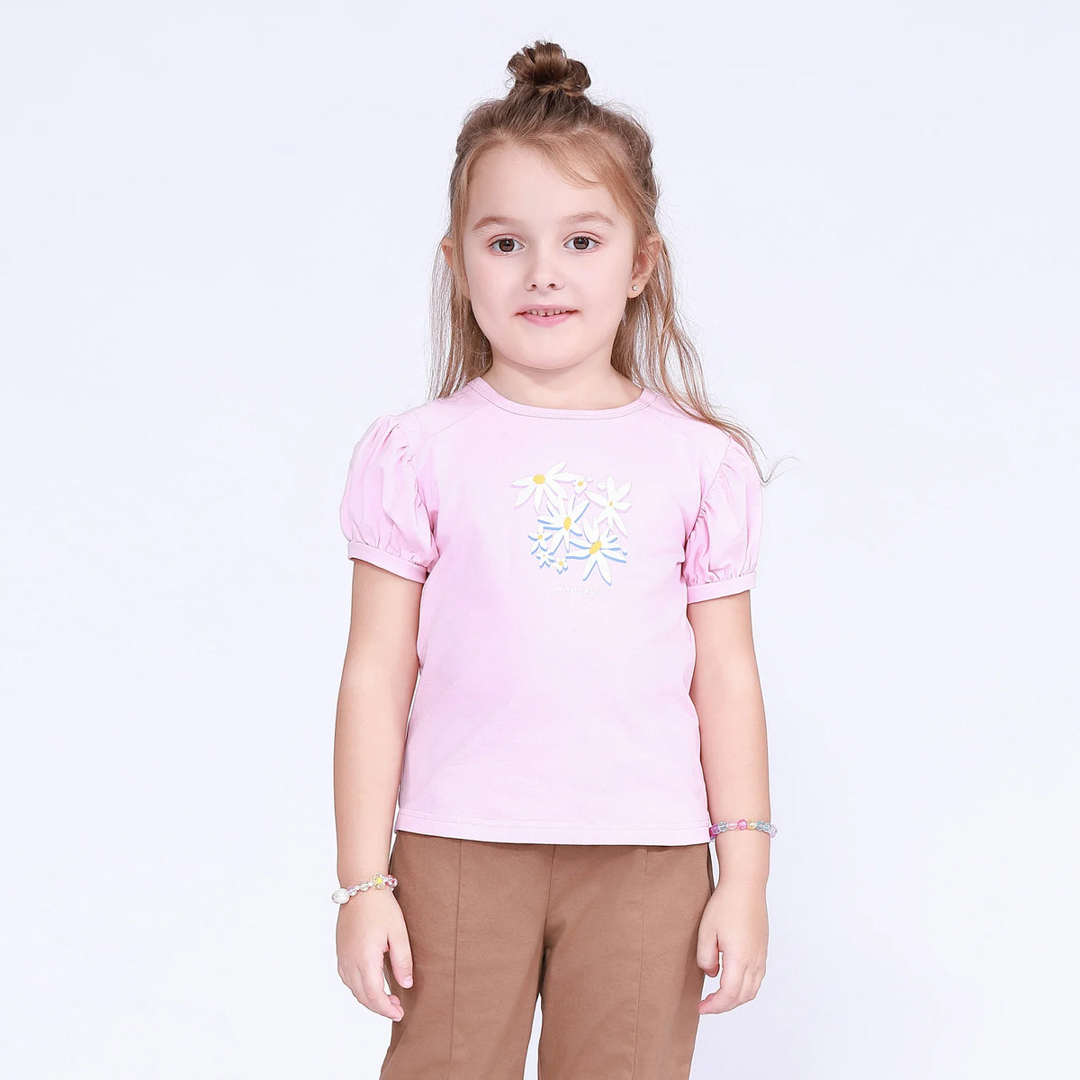 Floral T.Shirt for Girls Image