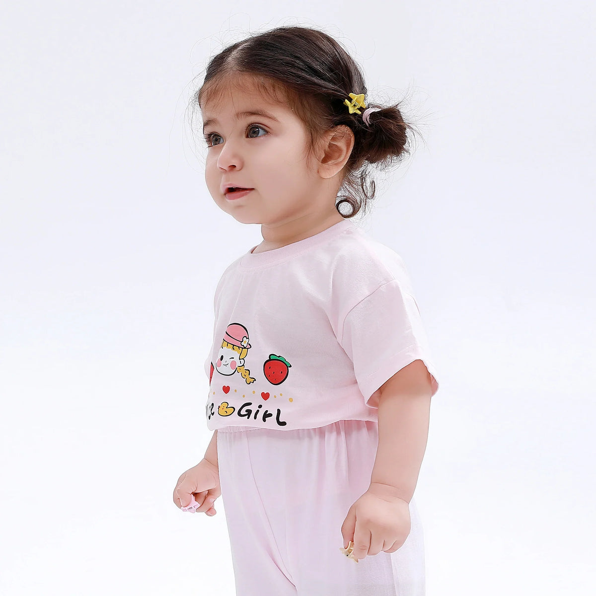 Printed Street Look T.Shirt for Baby Girl Image