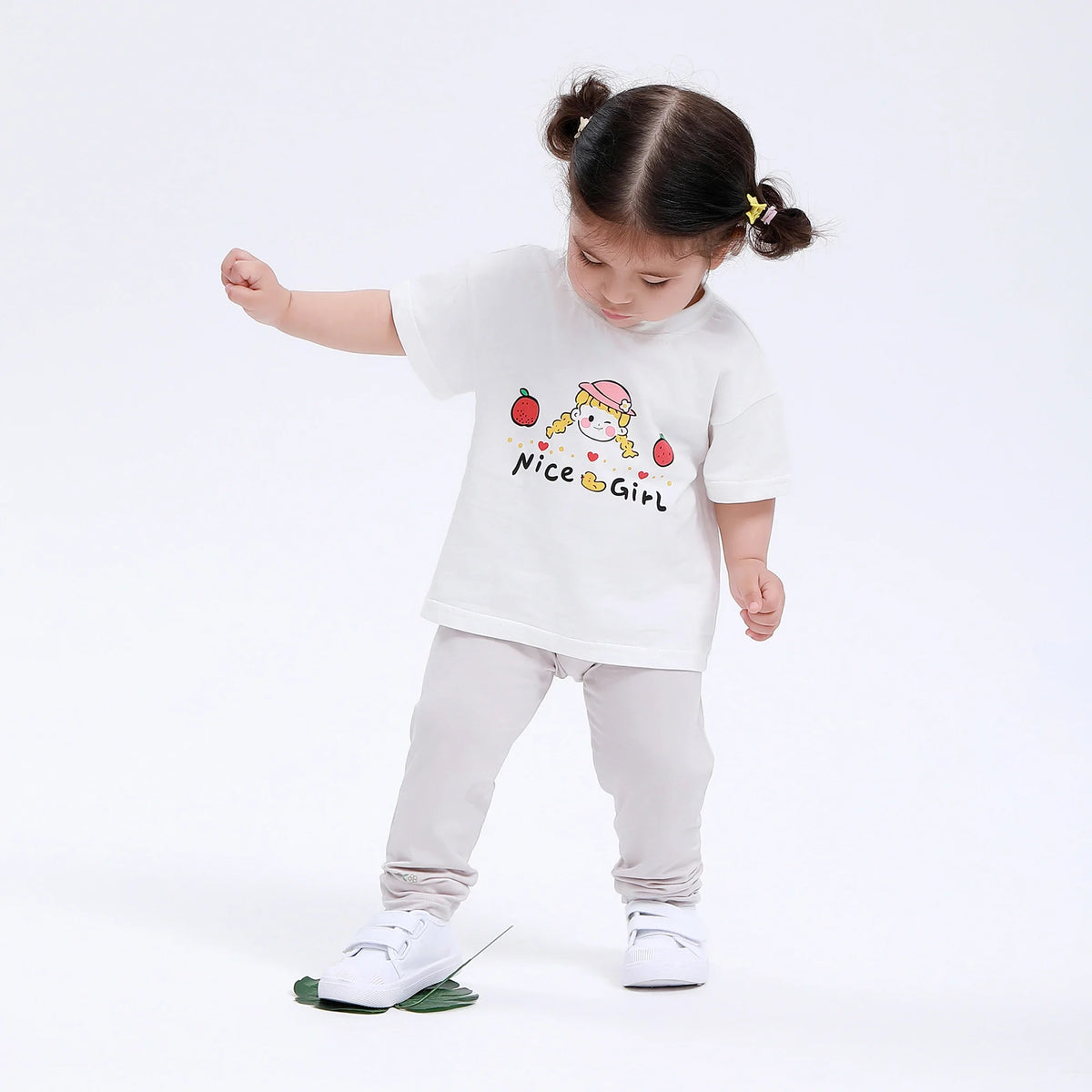 Printed Street Look T.Shirt for Baby Girl Image